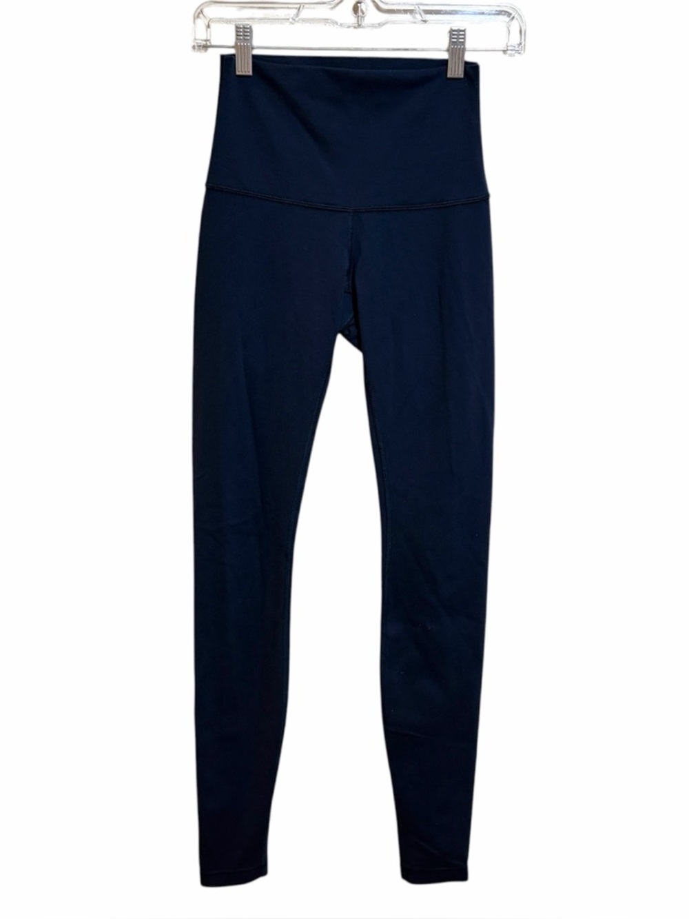 Lululemon Wunder Under Hi-Rise Athletic Active Leggings Navy Blue Size 4